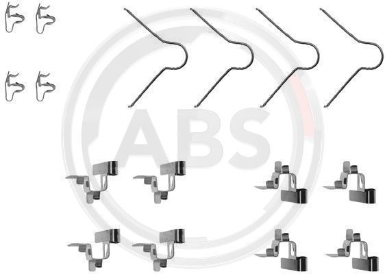 A.B.S. Комплектующие, колодки дискового тормоза 1030Q