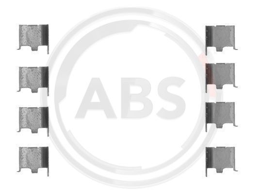 A.B.S. Комплектующие, колодки дискового тормоза 1132Q