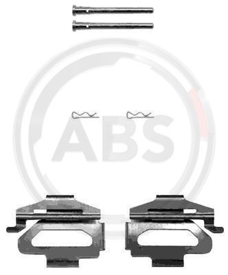 A.B.S. Комплектующие, колодки дискового тормоза 1225Q