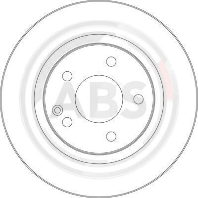 A.B.S. Тормозной диск 17365