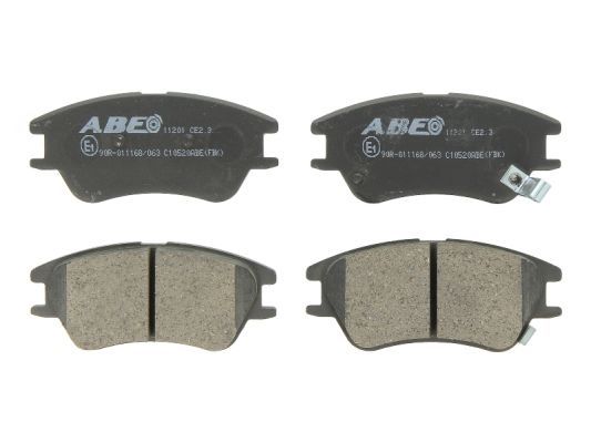 ABE Комплект тормозных колодок, дисковый тормоз C10520ABE
