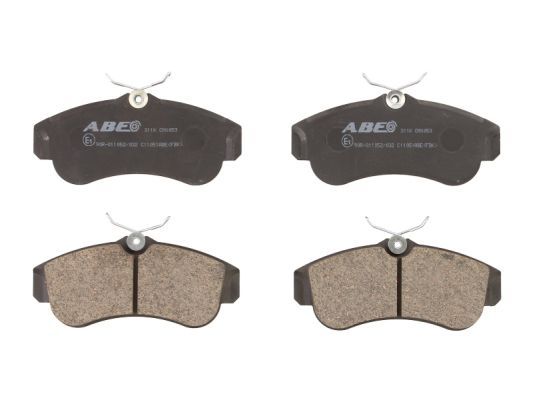 ABE Комплект тормозных колодок, дисковый тормоз C11051ABE