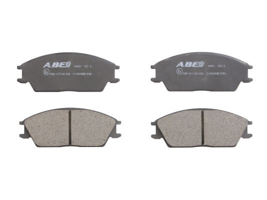 ABE Комплект тормозных колодок, дисковый тормоз C14020ABE