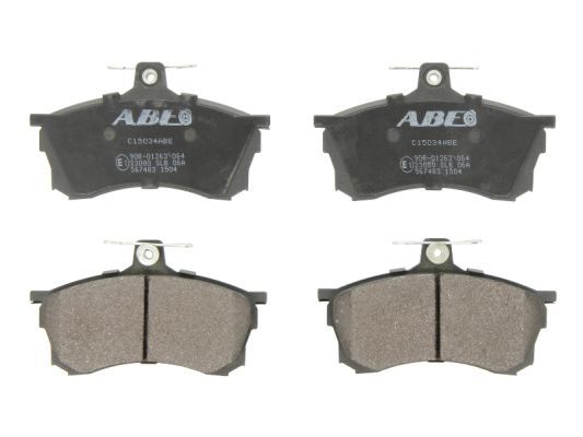 ABE Комплект тормозных колодок, дисковый тормоз C15034ABE