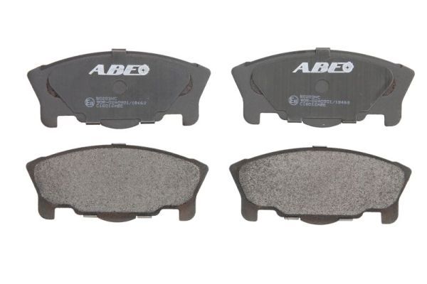 ABE Комплект тормозных колодок, дисковый тормоз C16012ABE