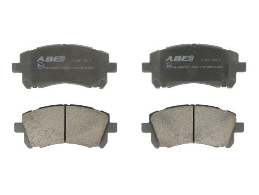 ABE Комплект тормозных колодок, дисковый тормоз C17011ABE