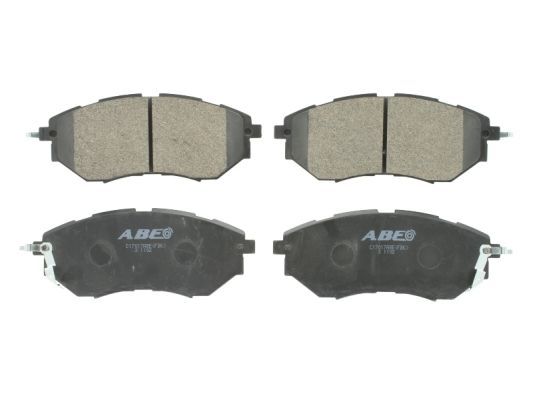 ABE Комплект тормозных колодок, дисковый тормоз C17017ABE