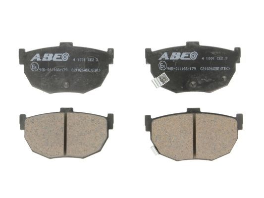 ABE Комплект тормозных колодок, дисковый тормоз C21026ABE