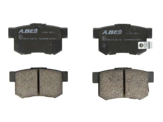 ABE Комплект тормозных колодок, дисковый тормоз C24009ABE