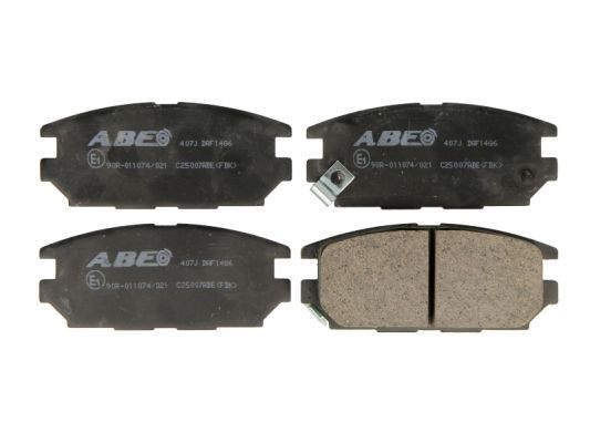 ABE Комплект тормозных колодок, дисковый тормоз C25007ABE