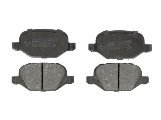 ABE Комплект тормозных колодок, дисковый тормоз C2D006ABE