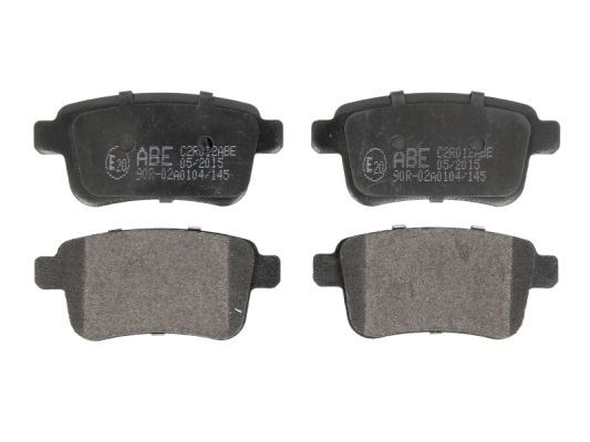 ABE Комплект тормозных колодок, дисковый тормоз C2R012ABE