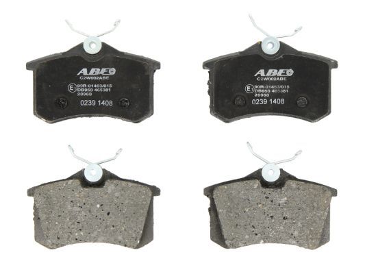 ABE Комплект тормозных колодок, дисковый тормоз C2W002ABE