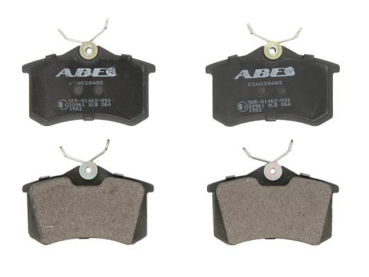 ABE Комплект тормозных колодок, дисковый тормоз C2W028ABE