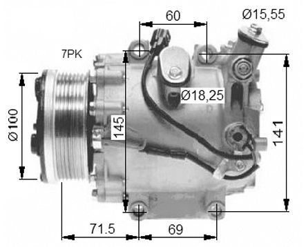 ACR Kompressor,kliimaseade 130663
