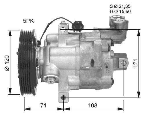 ACR Kompressor,kliimaseade 134528