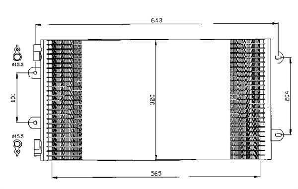 ACR Конденсатор, кондиционер 300489