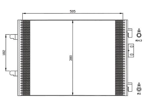 ACR Конденсатор, кондиционер 300593