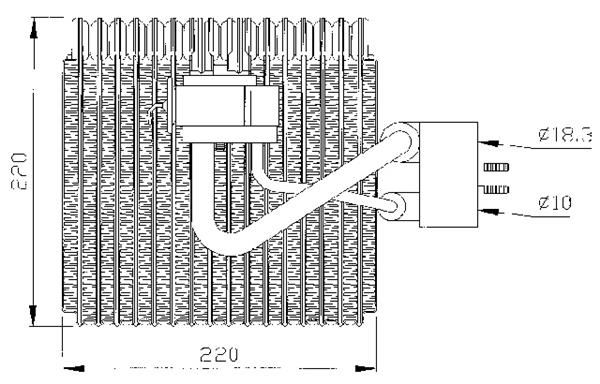 ACR Трубопровод высокого / низкого давления, кондицион 310112
