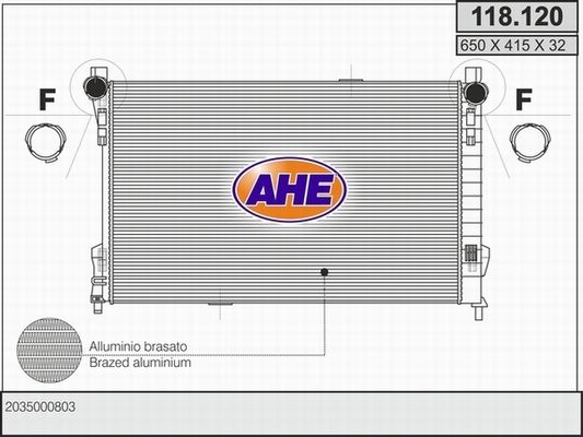 AHE Radiaator,mootorijahutus 118.120