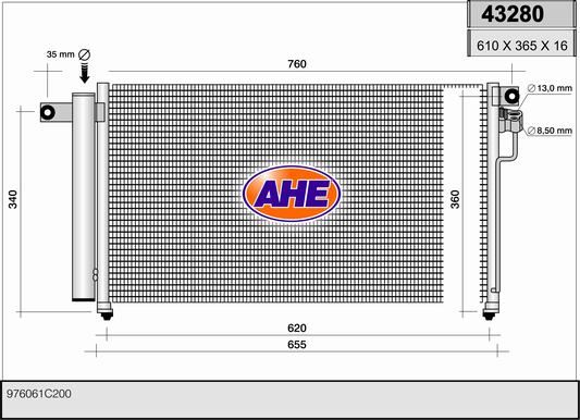 AHE Kondensaator,kliimaseade 43280