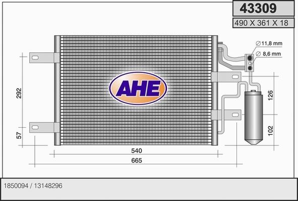 AHE Kondensaator,kliimaseade 43309