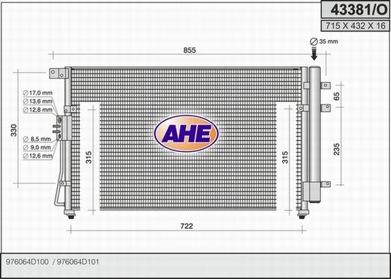 AHE Kondensaator,kliimaseade 43381/O