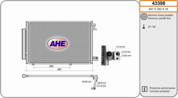 AHE Kondensaator,kliimaseade 43398