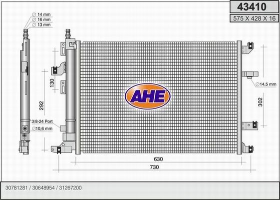 AHE Kondensaator,kliimaseade 43410