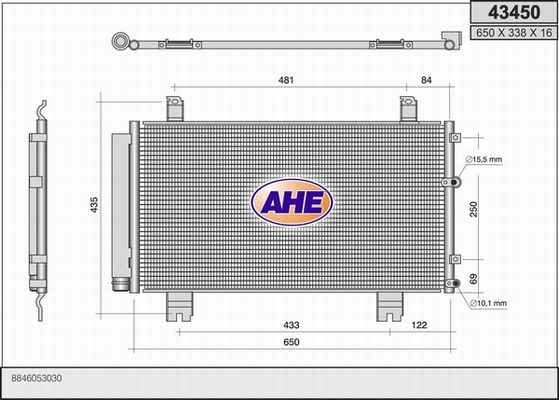 AHE Kondensaator,kliimaseade 43450