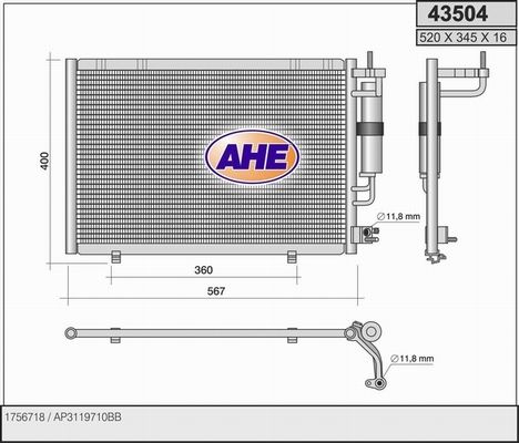 AHE Kondensaator,kliimaseade 43504