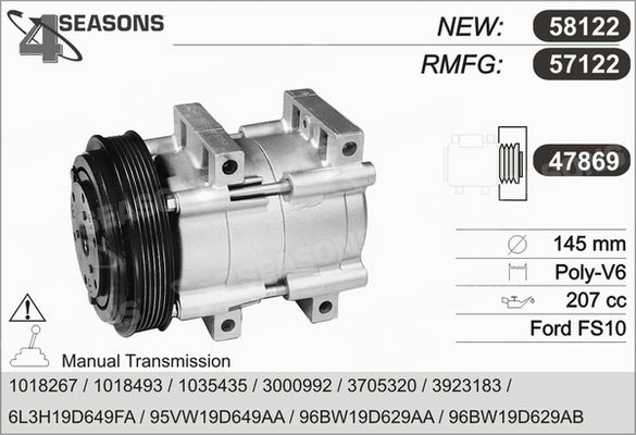 AHE Kompressor,kliimaseade 57122