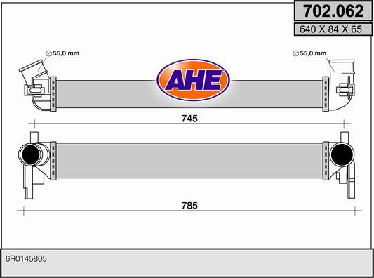 AHE Kompressoriõhu radiaator 702.062