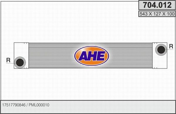 AHE Интеркулер 704.012