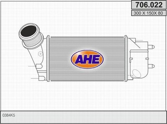 AHE Kompressoriõhu radiaator 706.022