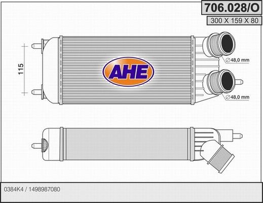 AHE Kompressoriõhu radiaator 706.028/O