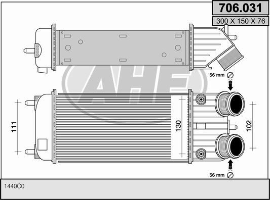 AHE Интеркулер 706.031