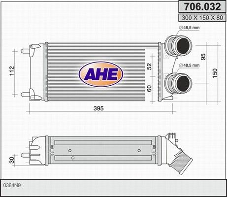 AHE Kompressoriõhu radiaator 706.032