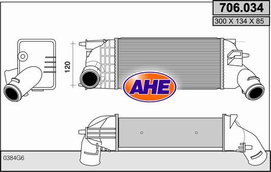 AHE Kompressoriõhu radiaator 706.034