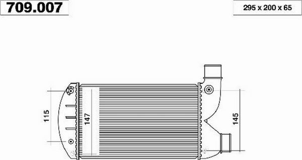 AHE Kompressoriõhu radiaator 709.007