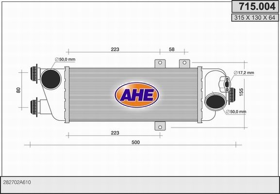 AHE Интеркулер 715.004