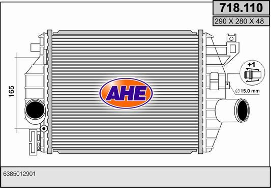 AHE Kompressoriõhu radiaator 718.110