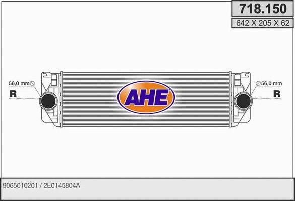 AHE Kompressoriõhu radiaator 718.150