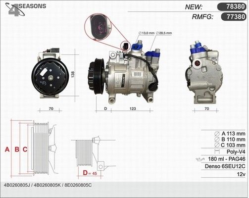 AHE Kompressor,kliimaseade 78380