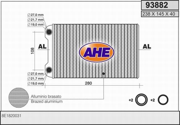 AHE Soojusvaheti,salongiküte 93882