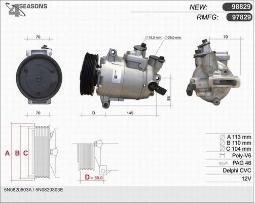 AHE Kompressor,kliimaseade 98829