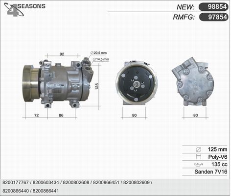 AHE Kompressor,kliimaseade 98854