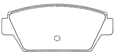 AISIN Комплект тормозных колодок, дисковый тормоз ASN-224