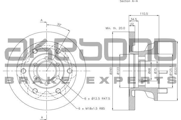 AKEBONO Piduriketas BN-1158