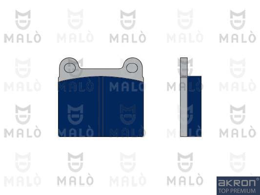 AKRON-MALÒ Комплект тормозных колодок, дисковый тормоз 1050011